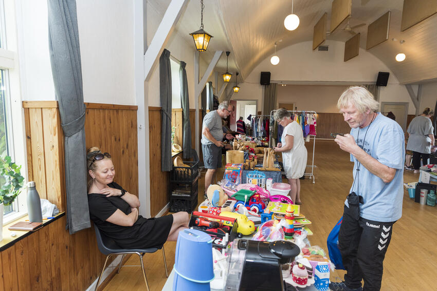 Varmt loppemarked i Sattrup