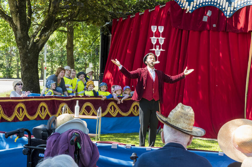 Cirkus i Gedved spredte stor glæde