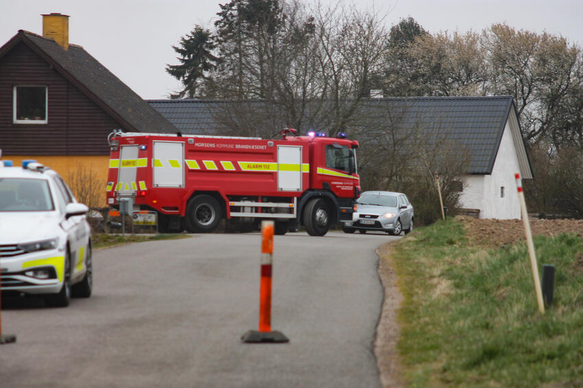 112: Brand i lager på Potmosevej i Sattrup