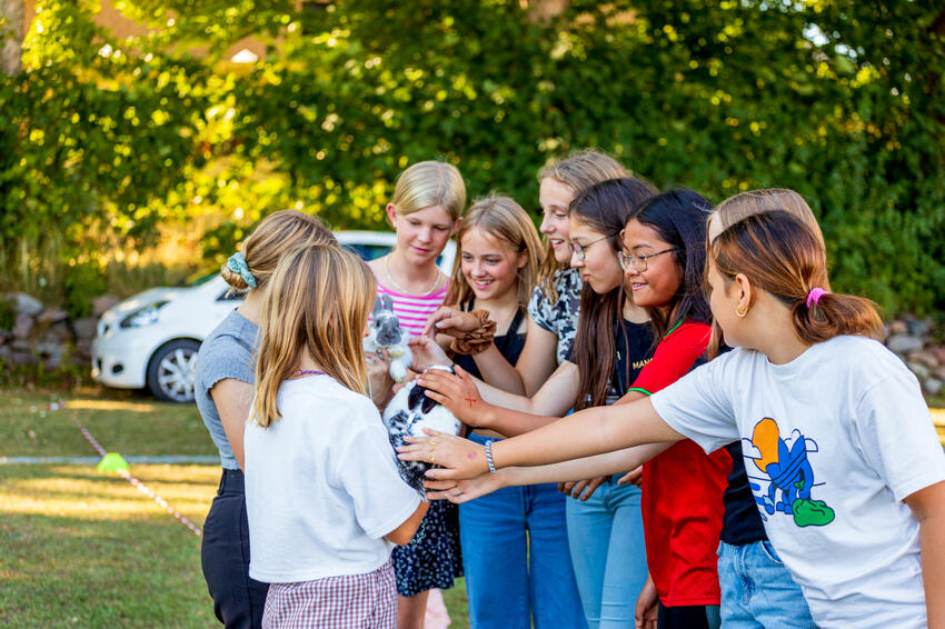 Flot kaninhopbane til Gedved Byfest