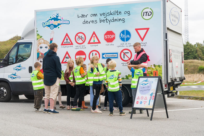 Lastbilkaravanen var i Østbirk