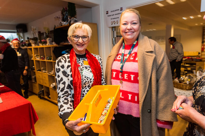 Velbesøgt julemarked i Gedved