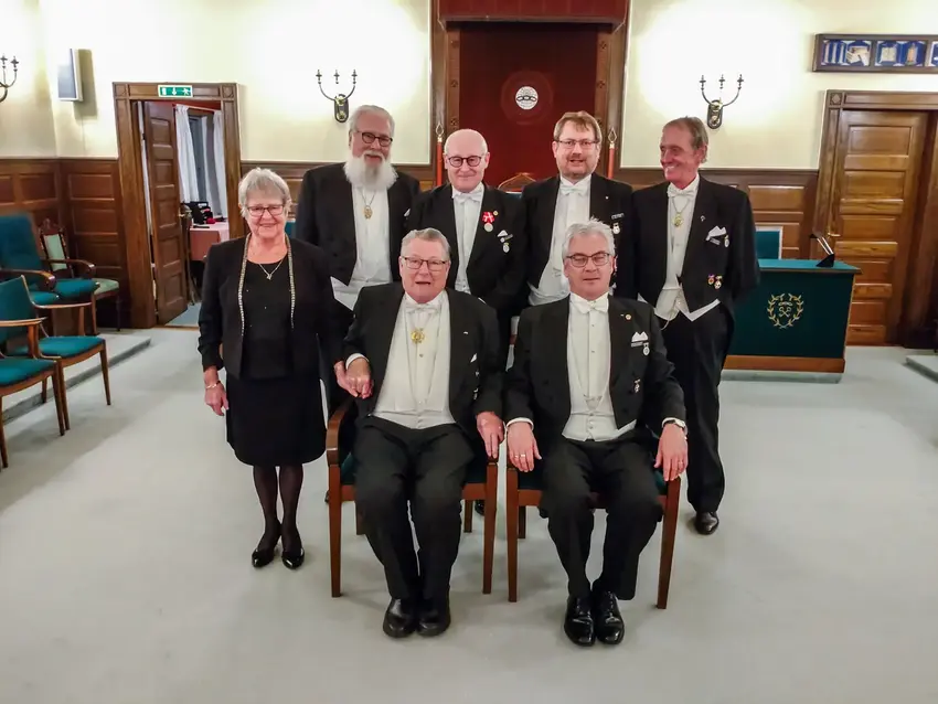 Odd Fellow brødre fejrer 25-års jubilæum med stil og glæde