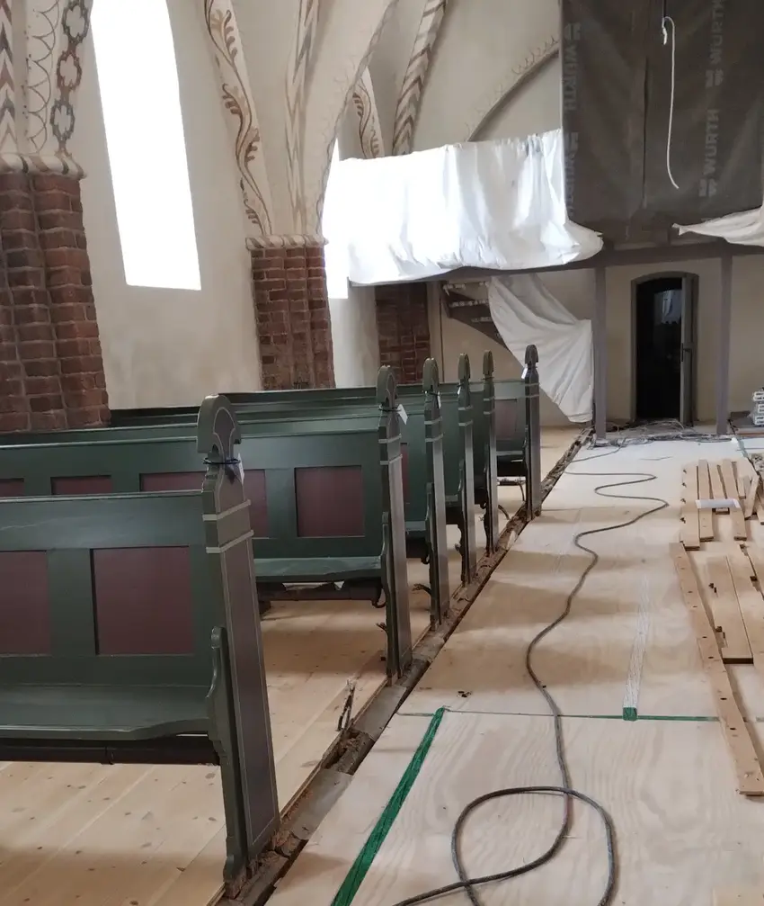 Ørridslev Kirke næsten færdigrenoveret