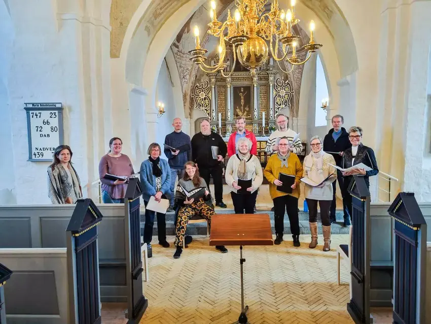 Højlandskoret optræder i Tamdrup Kirke