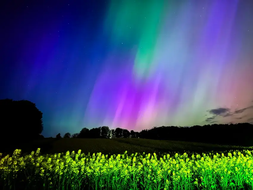 Nordlys over Danmark: Et særligt syn fra de højeste punkter