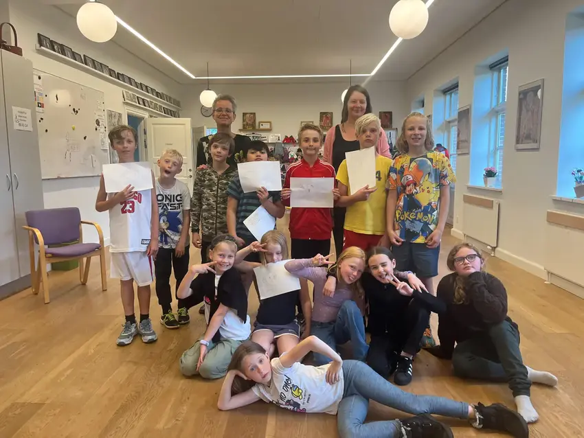 Juniorkonfirmander fra Østbirk Skole
