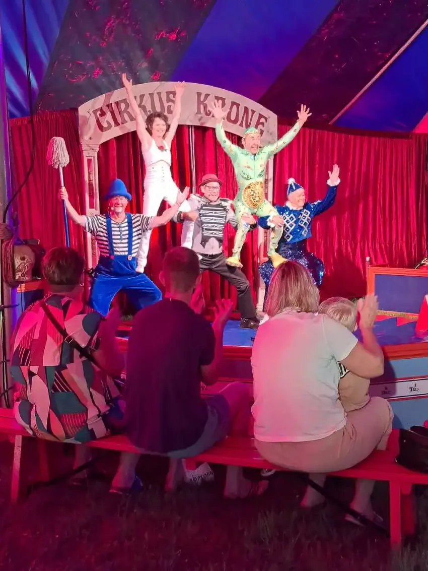 Cirkus Krone spredte glæde i Hovedgård