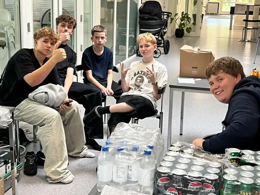 Hoppeland personalet i boden