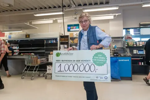 Conny Strøm med milliongevinst