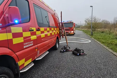 Genopblusset brand rammer villa i Østbirk igen