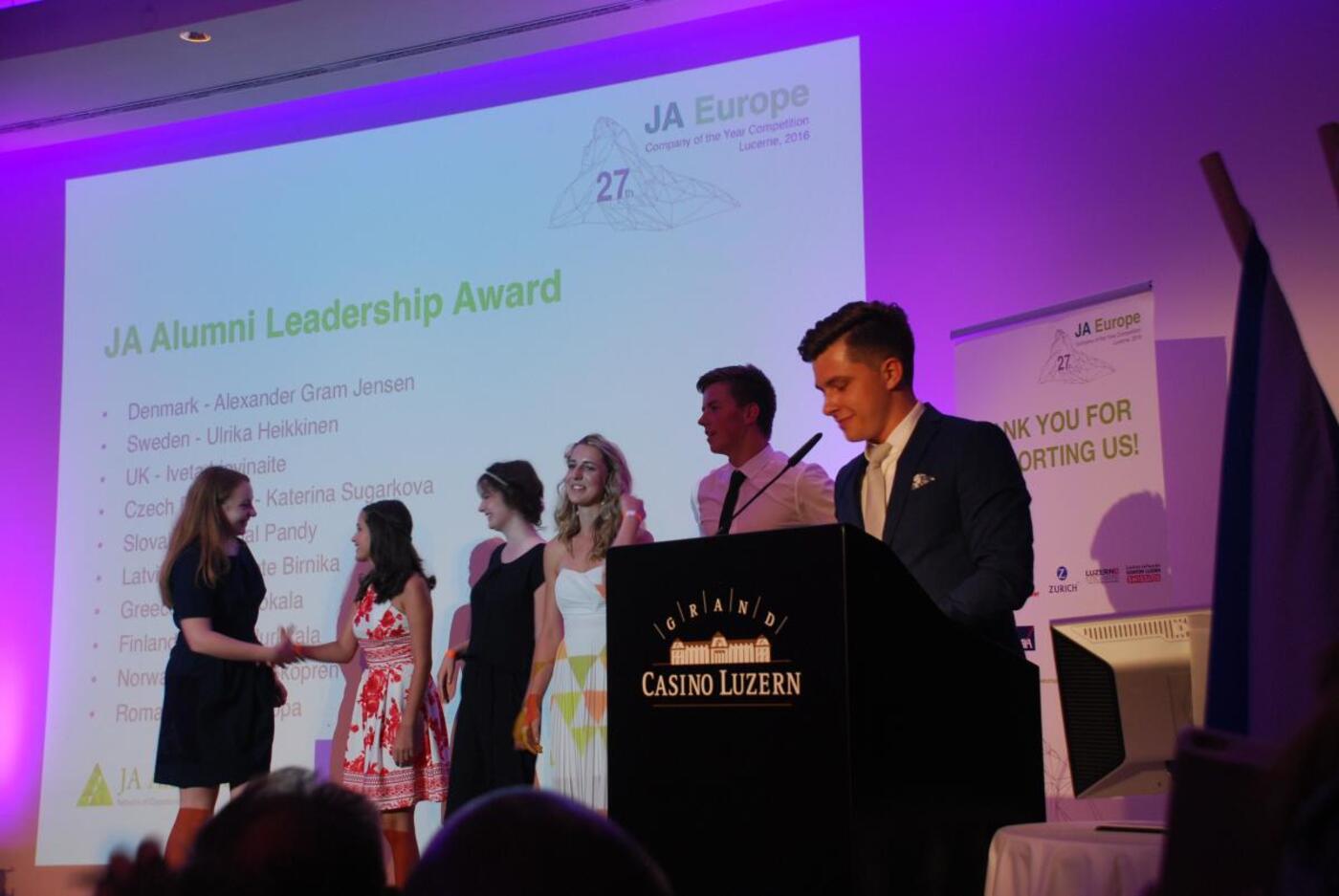 Alexander gram jensen   leadership award 270716