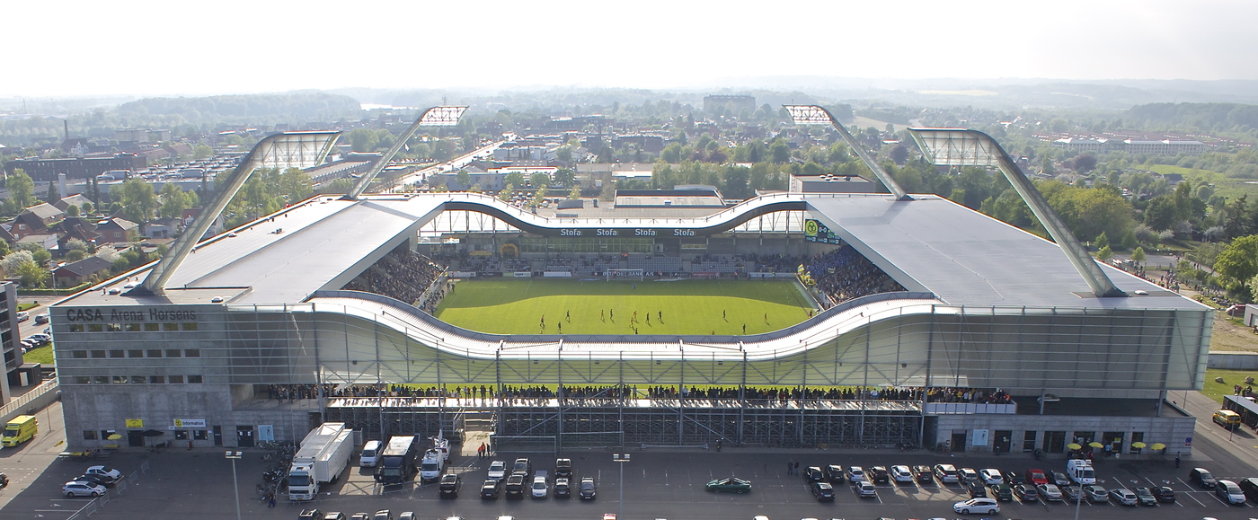 B4e1e1 casa arena set fra luften foto eagleeyefoto