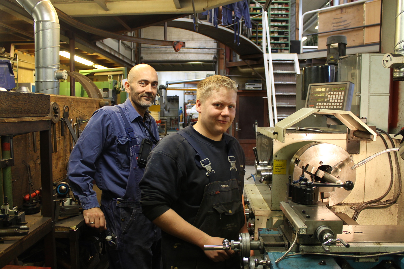 Billede 3. henrik germann med sin mester flemming kjellerup