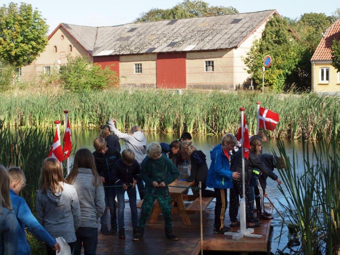 Indvielse af ny bro i Gadekæret i Gedved