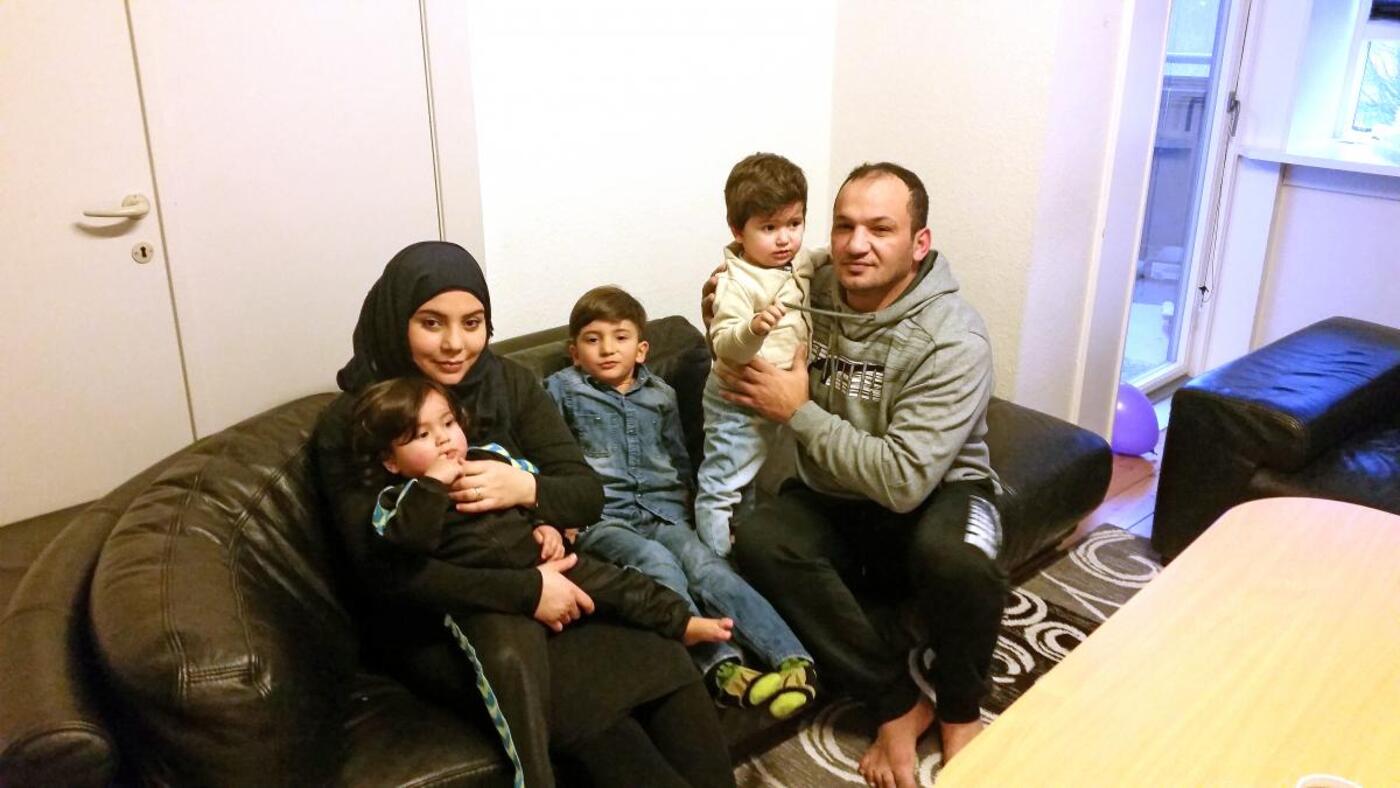 Foto syrisk flygtningefamilie i danmark