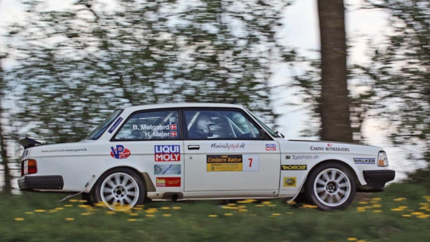 Heino mejer og bo moelgaard koerte en flot delt 2. plads hjem i 1. afdeling af autoplus dansk super rally