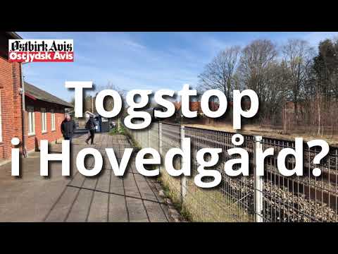 Preview image for the video "Skal der være togstop i Hovedgård?".