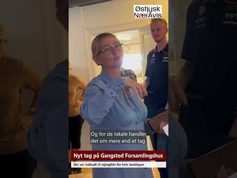 Preview image for the video "Nyt tag på Gangsted forsamlingshus".