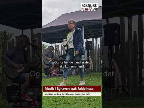Preview image for the video "Musik i Byhaven trak flere hundrede gæster".