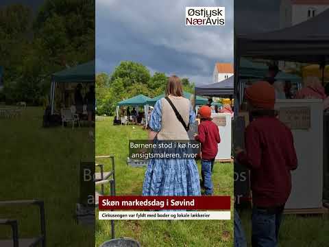 Preview image for the video "Markedsdag trak folk til Cirkusengen i Søvind".