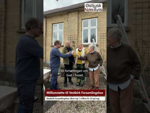 Preview image for the video "Millionstøtte redder Vestbirk Forsamlingshus".