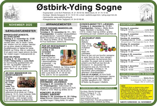 Kirkeside fra Østbirk-Yding sogn