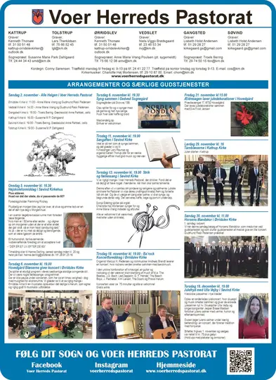 Kirkeside fra Voer Herred pastorat