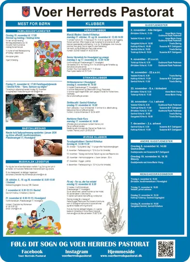 Kirkeside fra Voer Herred Pastorat