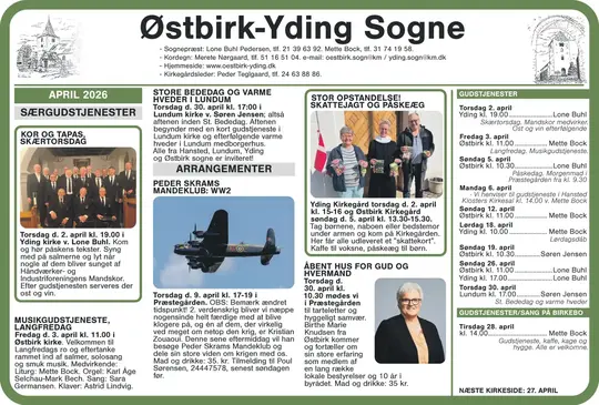 Kirkeside fra Østbirk-Yding sogn