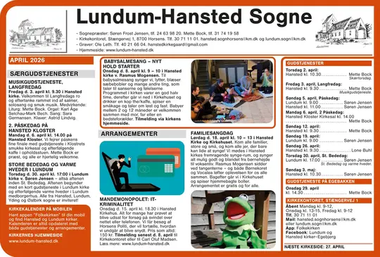 Kirkeside fra Lundum-Hansted sogn