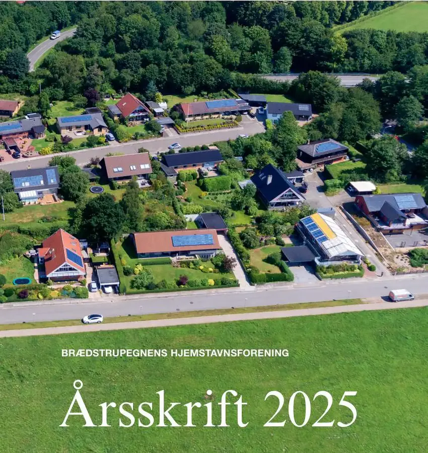 Forside af Årsskrift Brædstrup 2025