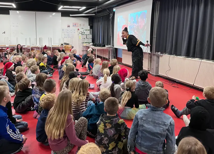 Karen Mukupa på Bankagerskole PlanBørnefonden