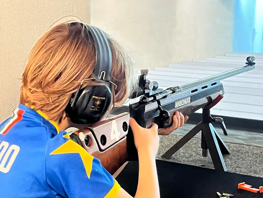 Skydning i Østbirk Hallen