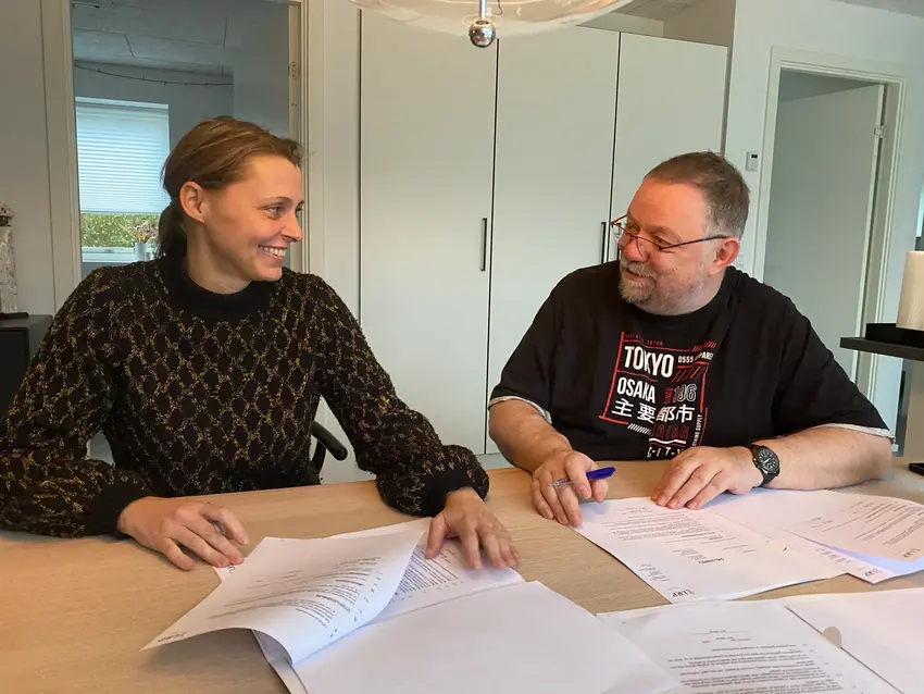 Skiftedag hos Østbirk Avis Østjydsk Avis