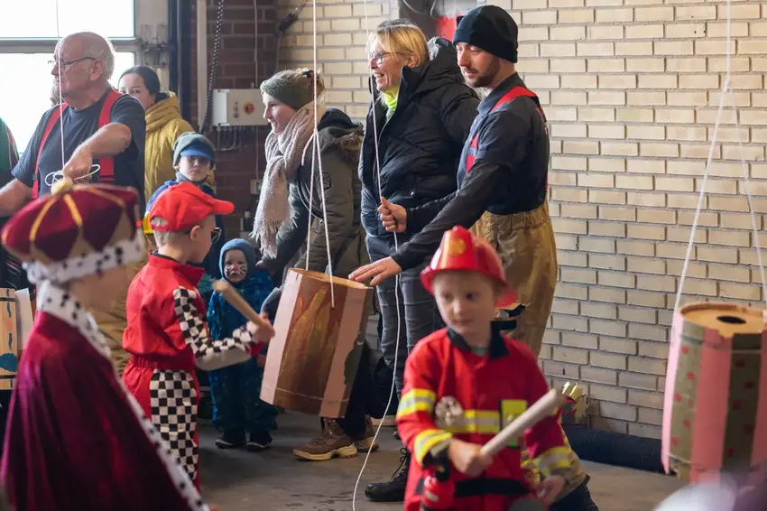 Fastelavn på Brædstrup Falckstation