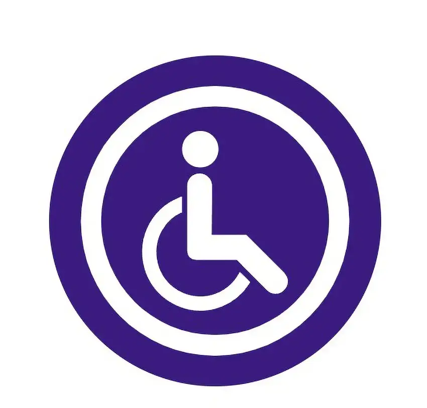 Ikon af Mand i kørestol