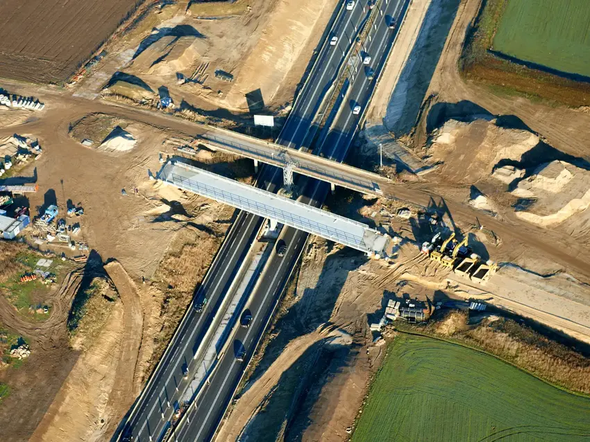 E45 vejarbejde motorvejsbro