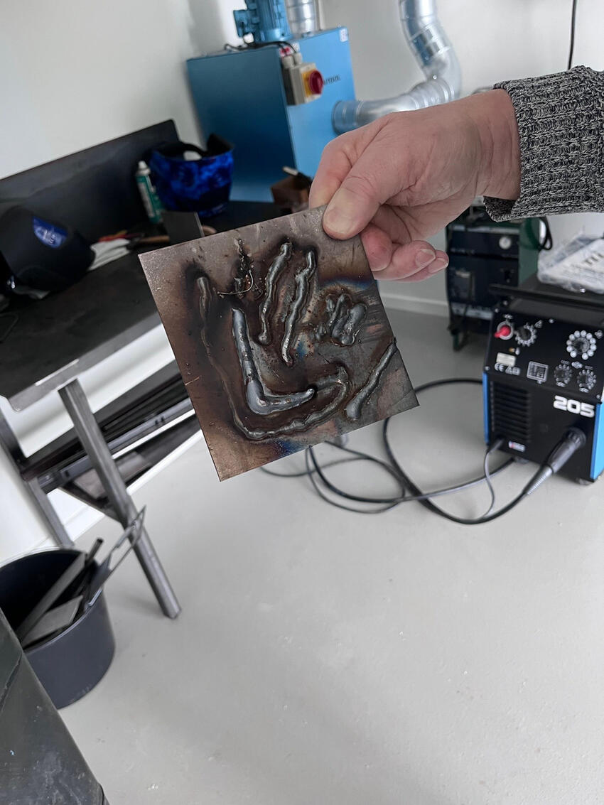 Metalværksted på Egebakken