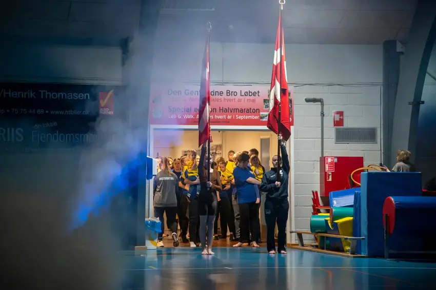 Gymnastik i Brædstrup Hallen