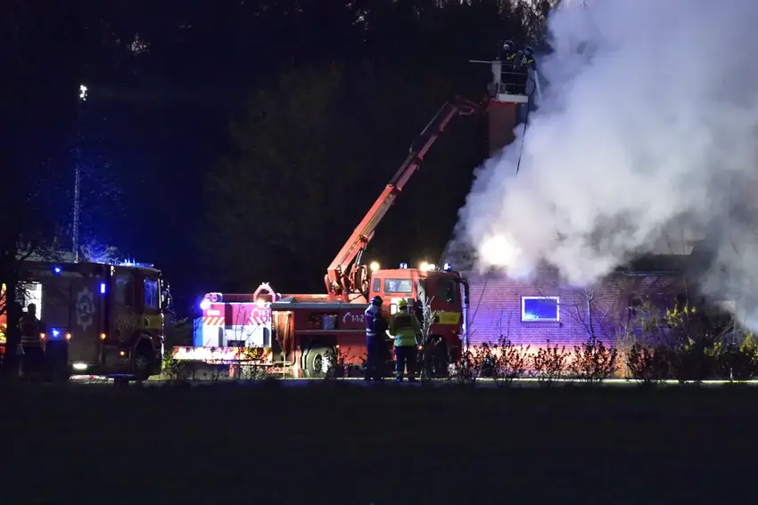 Brand i bygning i ejstrupholm