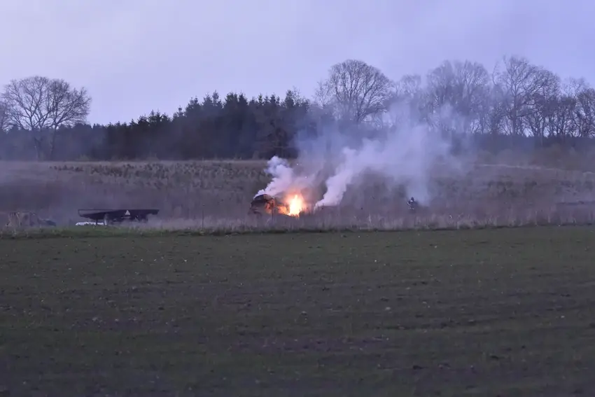 Brand i bygning i ejstrupholm