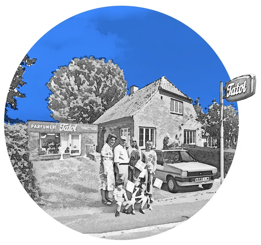 Vision for Tatol og murermestervilla på Glud Museum Illustration Glud Museum