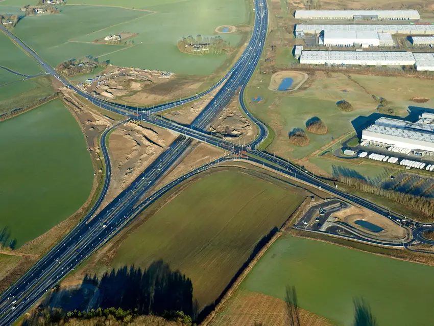 E45 ved Horsens Nord