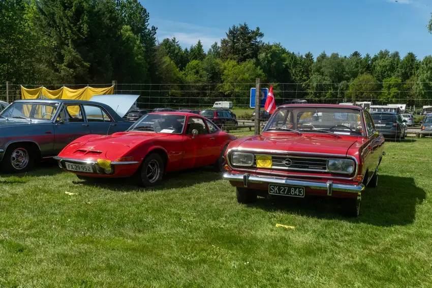 Opel på Vestbirk Camping