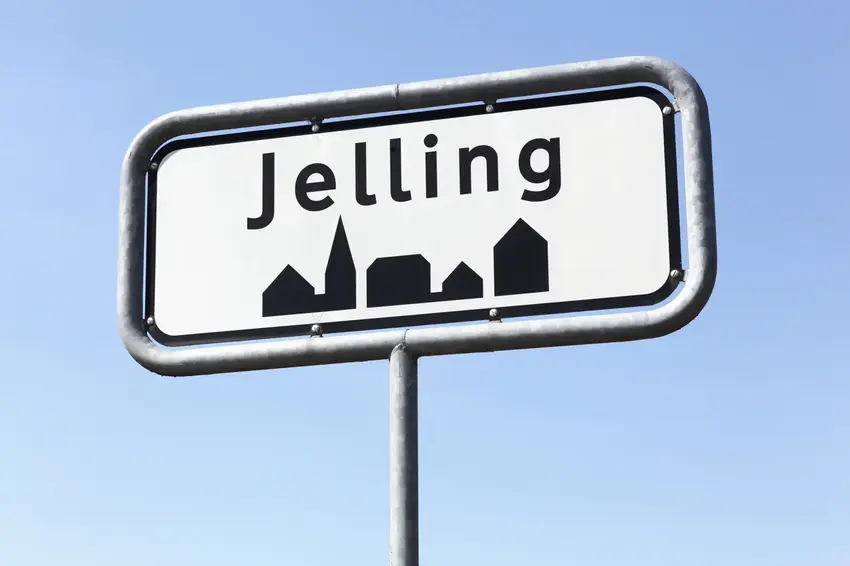 Jelling byskilt