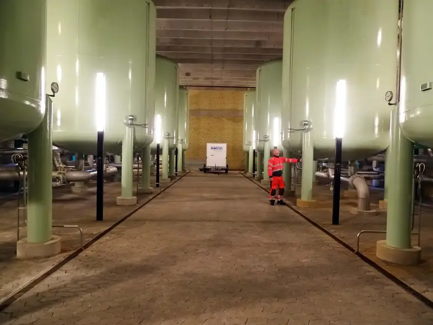 Vandtanke på vandværk