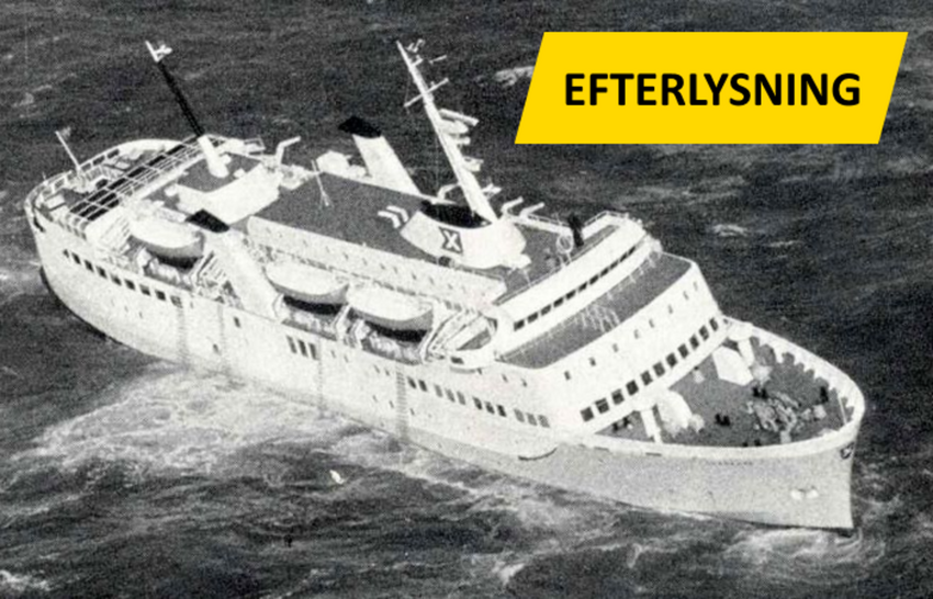 Efterlysning i anledningen af Skageraks forlis