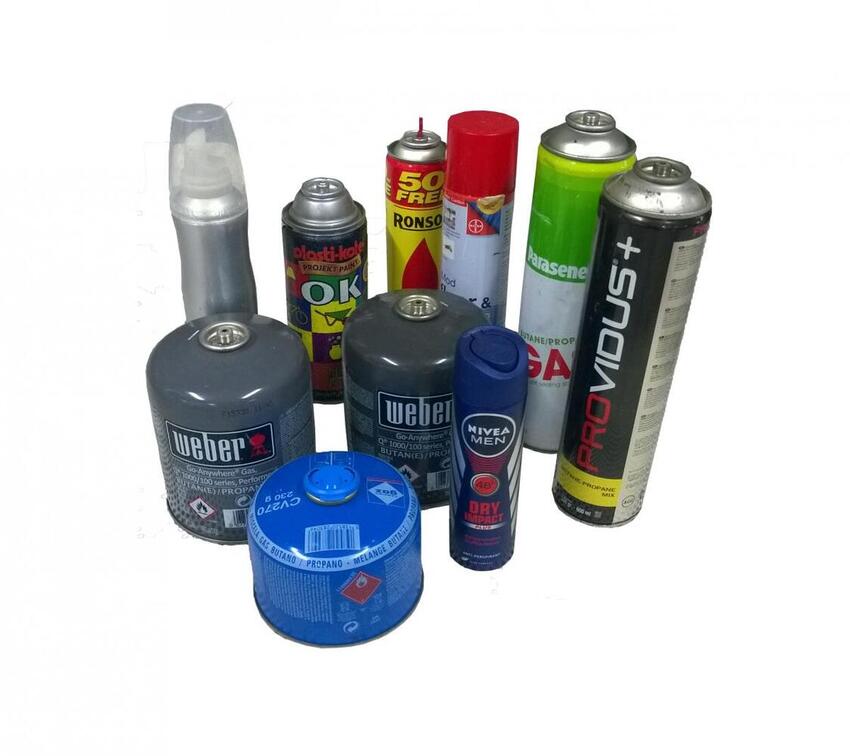 Gasflasker farlige for skraldemænd