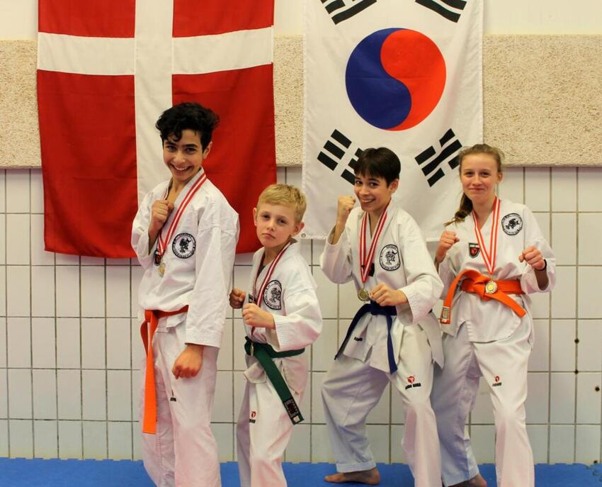 Årets første medaljer til Horsens Taekwondo Klub